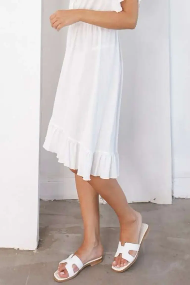 Vestido Cruzado Volado de Hesed en Vestidos para argentina