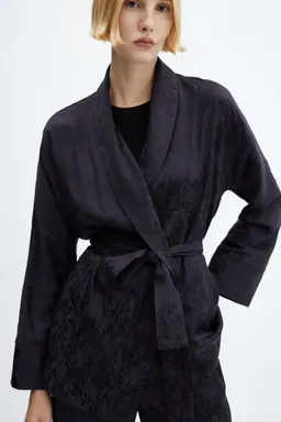 Caftán jacquard de Mango en Kimonos para argentina