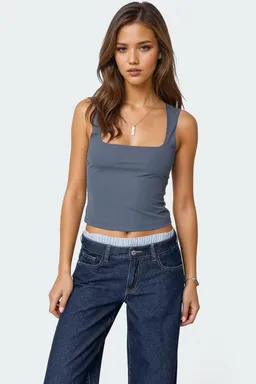 Top essy con cuello cuadrado de Edikted en Tops para argentina