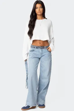 Top tejido oversized shyrah de Edikted en Tops para argentina