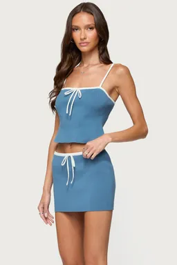 Musculosa tejida contraste pheobe de Edikted en Tops para argentina
