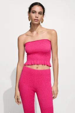 Pantalón punto trenzado de Mango en Pantalones para argentina