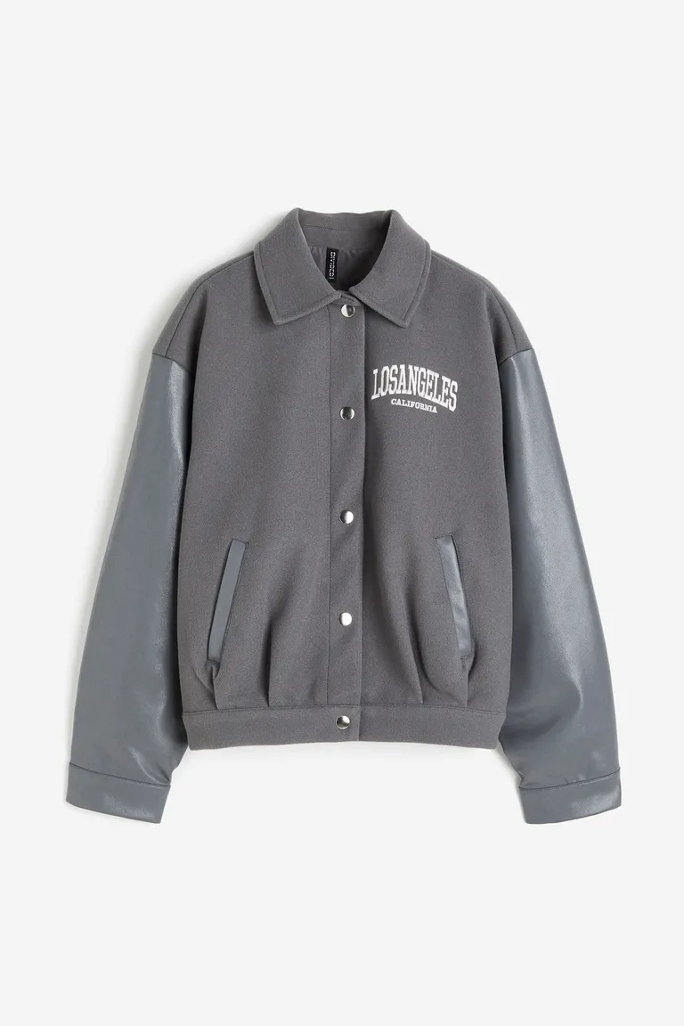Chaqueta baseball motivos bordados de H&M en Chaquetas para argentina