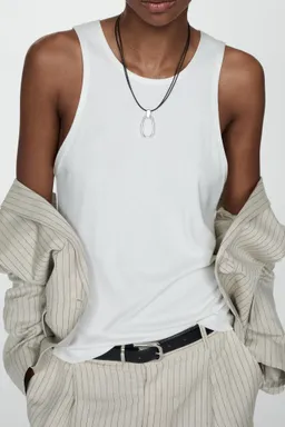 Top satinado detalle de Mango en Tops para argentina