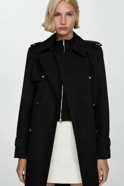 Trench algodón doble botonadura de Mango en Chaquetas para argentina