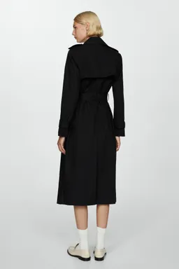 Trench algodón doble botonadura de Mango en Chaquetas para argentina