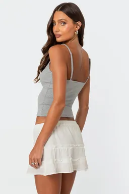 Musculosa henley rayada de Edikted en Remeras para argentina