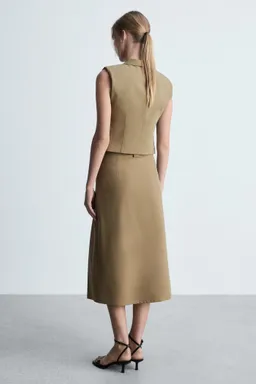 Falda traje con tablas de Mango en Faldas para argentina