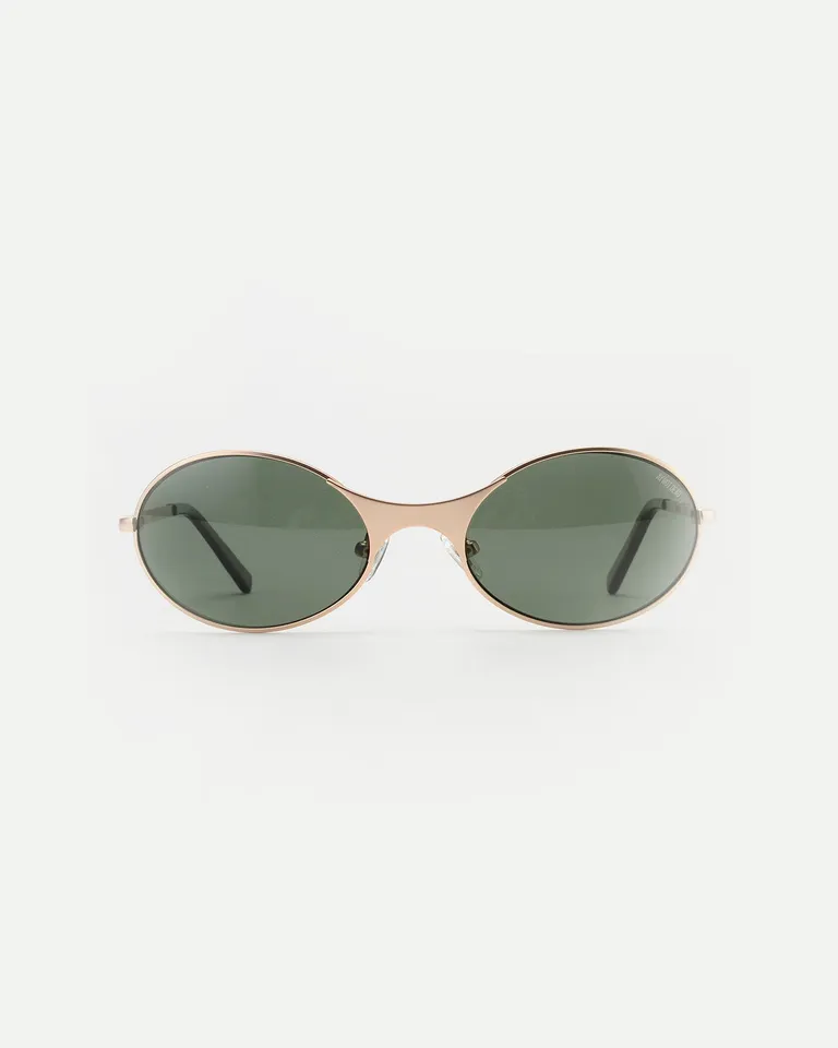 Gafas ovaladas de metal con lentes polarizadas y marco ajustable de Ay Not Dead en Anteojos para argentina