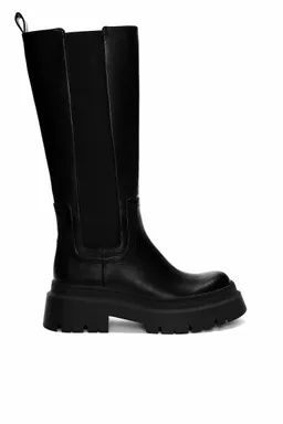 Botas altas con elástico de Pull&Bear en Botas y Botinetas para argentina