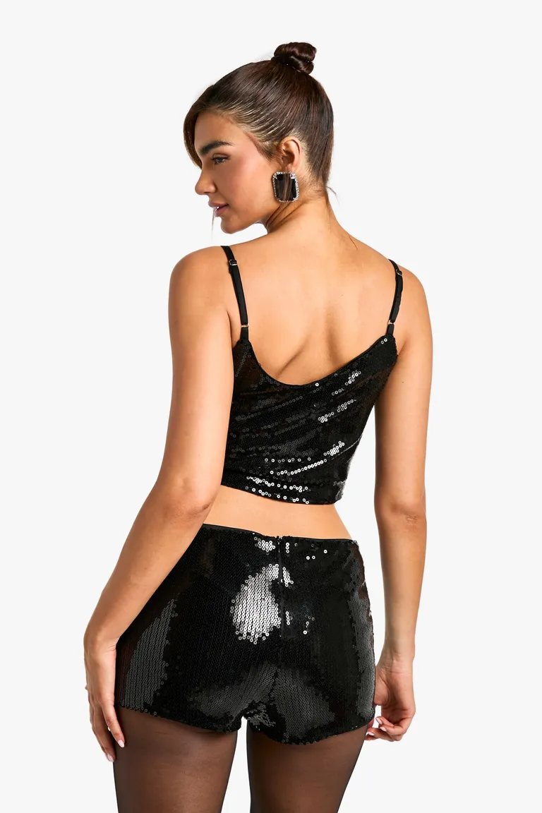 Shorts lentejuelas de Boohoo en Shorts para argentina