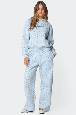 Pantalón buzo flower power de Edikted en Pantalones para argentina