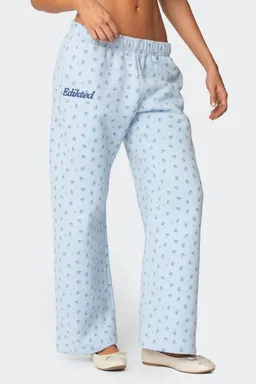 Pantalón buzo flower power de Edikted en Pantalones para argentina