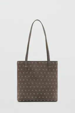 Bolso hombro piel troquelado de Mango en Bolsos y Carteras para argentina