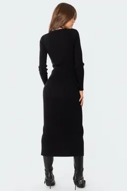 Maxivestido tejido con botones jazlyn de Edikted en Vestidos para argentina
