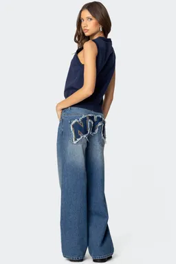 Jeans tiro bajo de Edikted en Pantalones para argentina