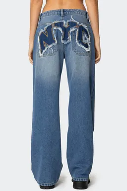 Jeans tiro bajo de Edikted en Pantalones para argentina