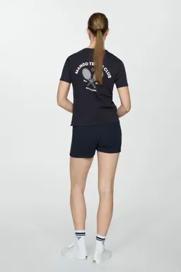 Remera algodón mensaje estampado de Mango en Remeras para argentina