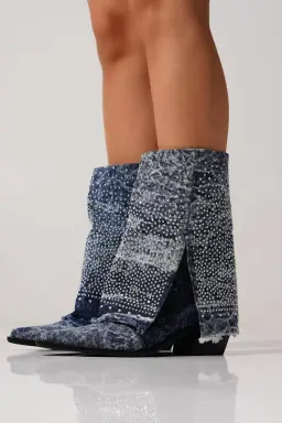 Volcaje jeans de Araquina en Botas y Botinetas para argentina