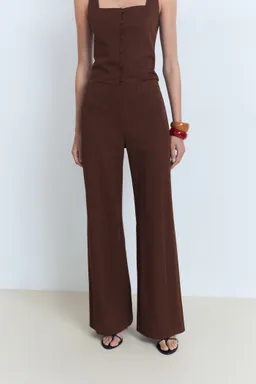 Pantalón recto fluido de Mango en Pantalones para argentina