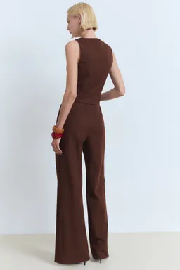 Pantalón recto fluido de Mango en Pantalones para argentina