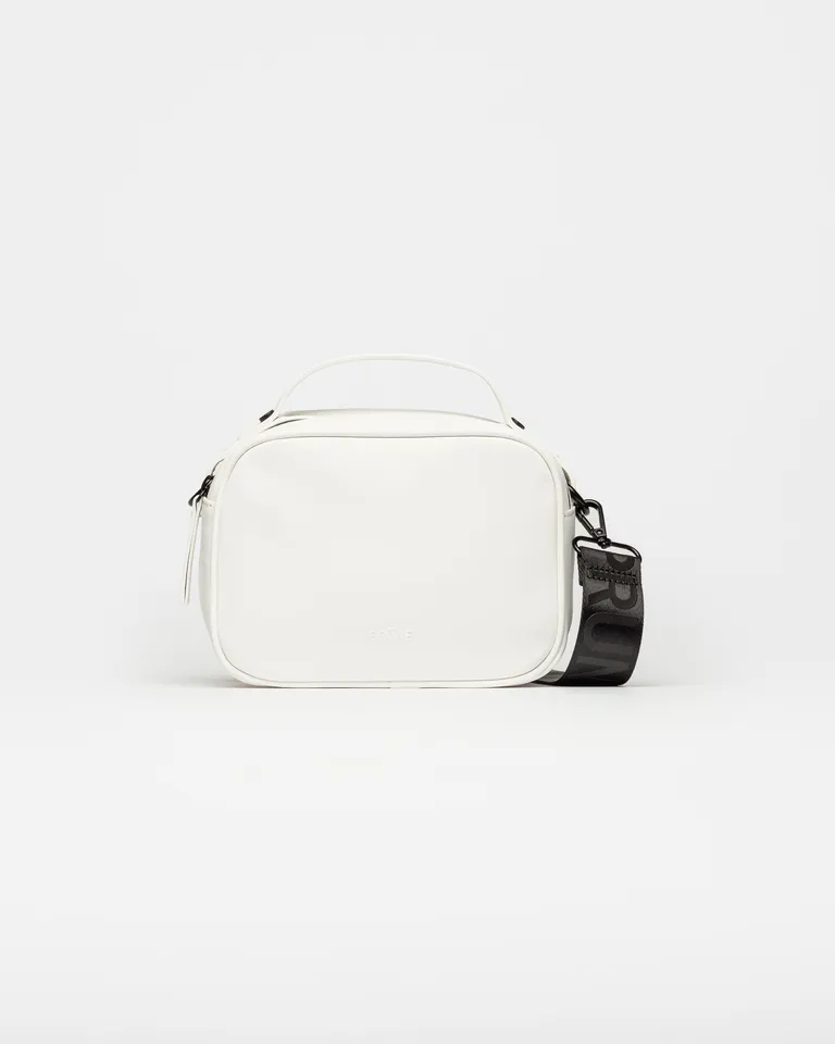 Bolso mini blanco con cierre engomado para mujer de Prüne en Bolsos y Carteras para argentina