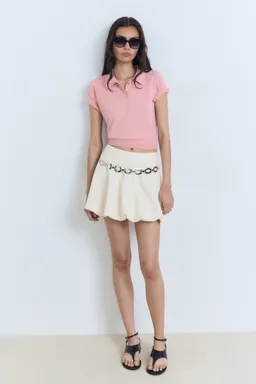 Jersey cuello polo punto de Mango en Remeras para argentina