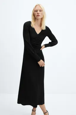 Vestido drapeado brillante de Mango en Vestidos para argentina