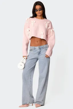Sweater corto con lazo grueso de Edikted en Buzos y Sweaters para argentina