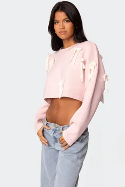Sweater corto con lazo grueso de Edikted en Buzos y Sweaters para argentina