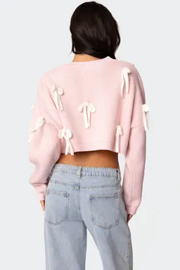 Sweater corto con lazo grueso de Edikted en Buzos y Sweaters para argentina