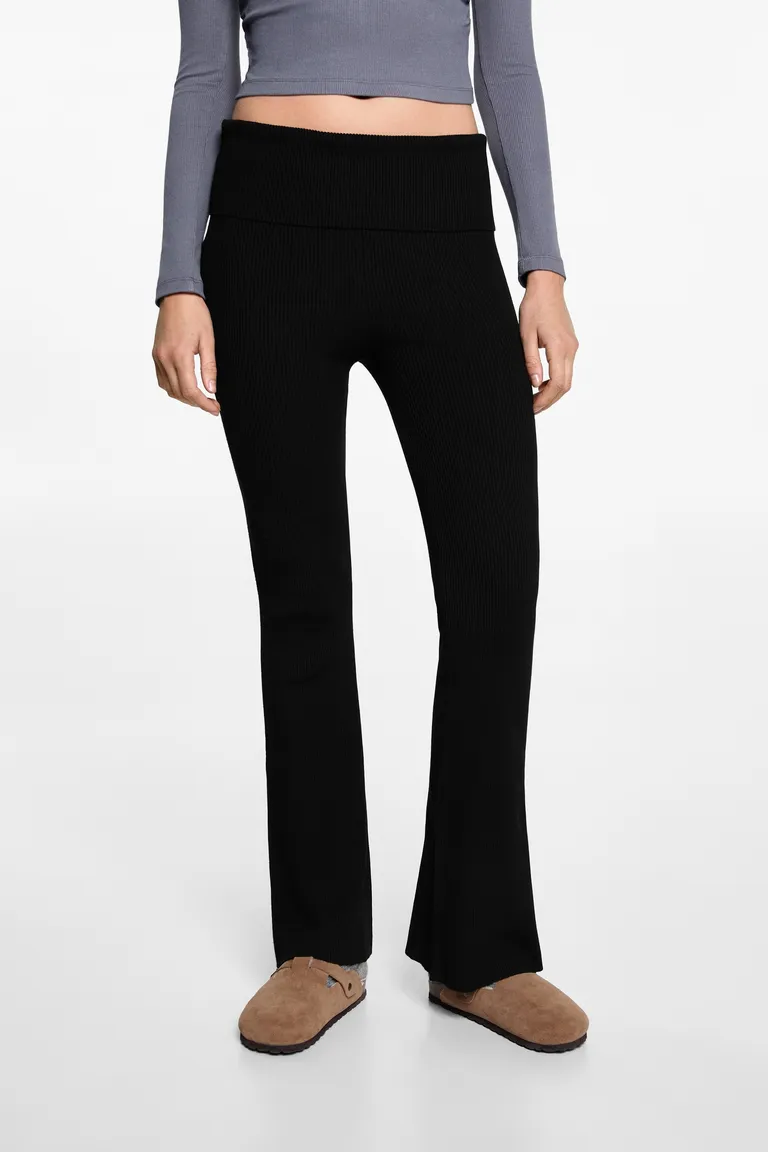 Leggings flare canalé de Mango Teen en Pantalones para argentina