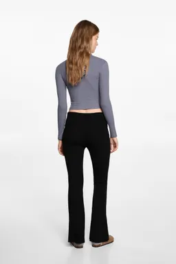 Leggings flare canalé de Mango Teen en Pantalones para argentina