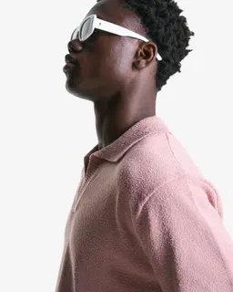 Chomba texturizada tejido toalla de Bershka en Remeras y Polos para argentina