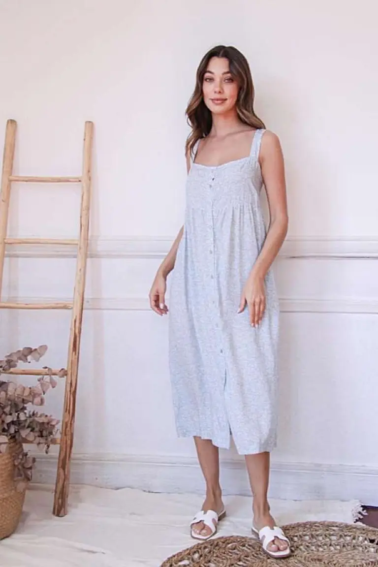 Vestido Solero Abotonado de Hesed en Vestidos para argentina