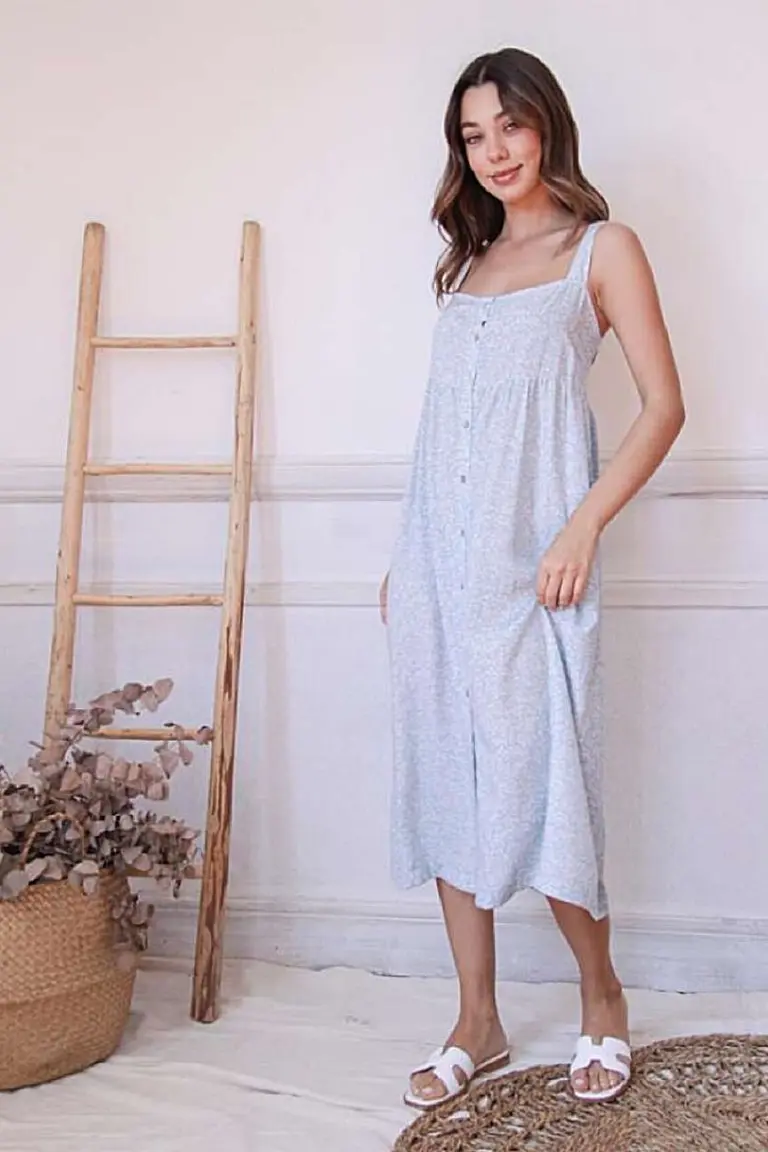 Vestido Solero Abotonado de Hesed en Vestidos para argentina