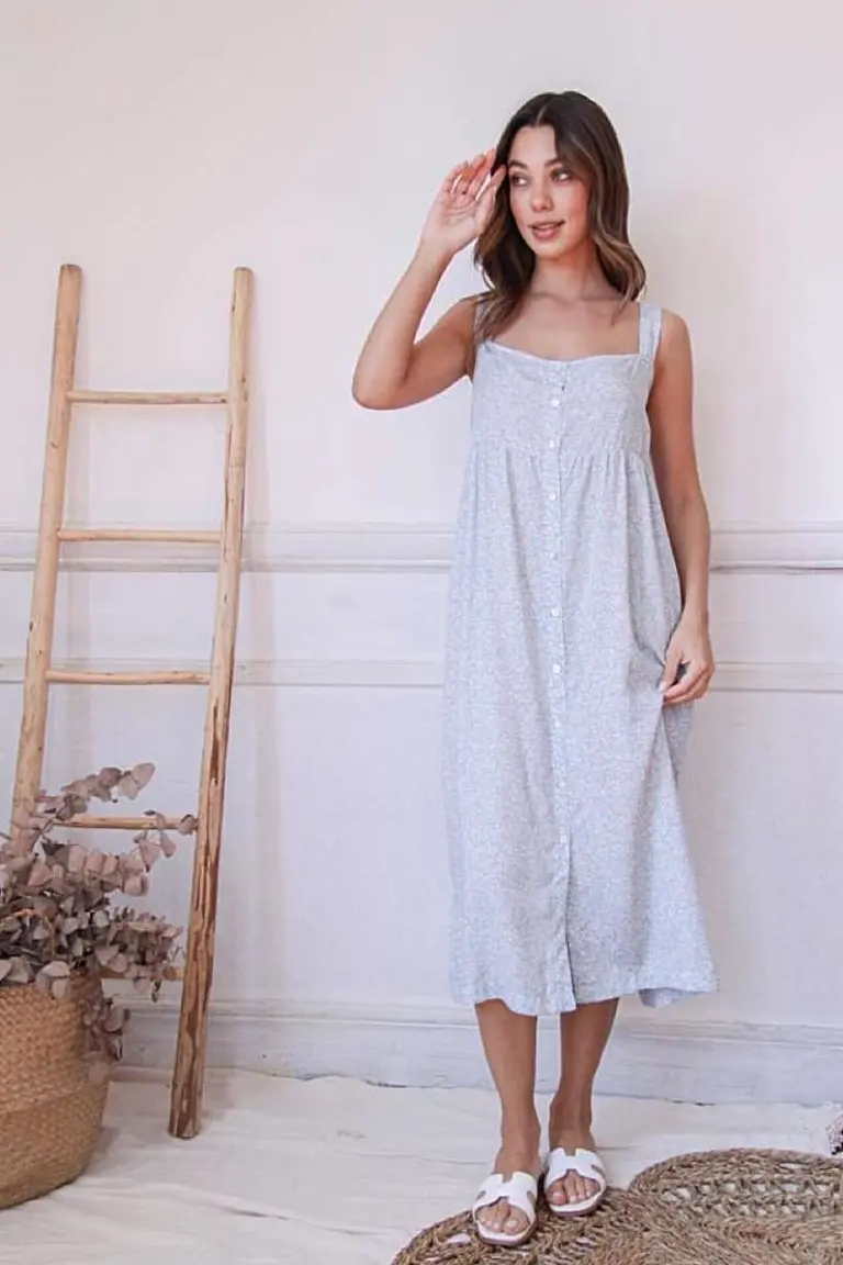 Vestido Solero Abotonado de Hesed en Vestidos para argentina