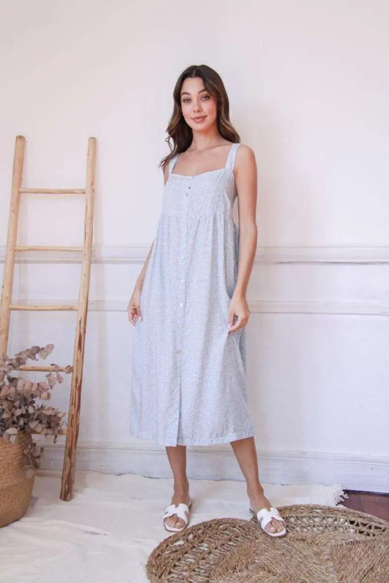 Vestido Solero Abotonado de Hesed en Vestidos para argentina