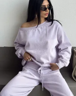 Jumper wellness off shoulder lavanda de Princess Polly en Buzos y Sweaters para argentina