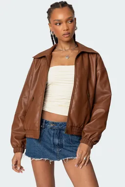 Campera bomber cuero halley de Edikted en Chaquetas para argentina