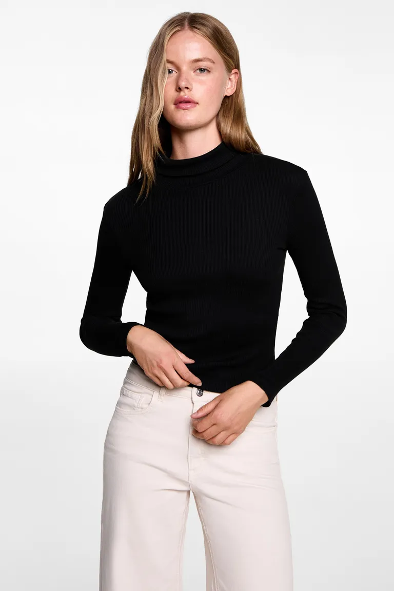 Remera algodón manga larga de Mango Teen en Remeras para argentina