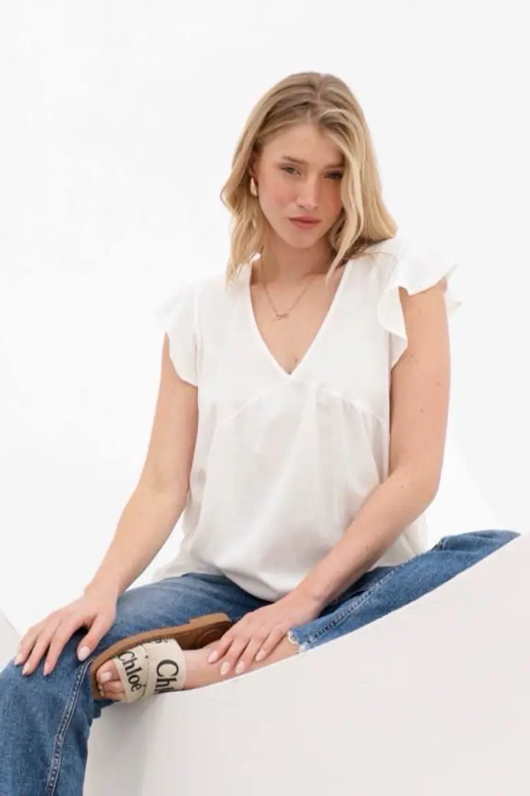 Musculosa con Volados de Hesed en Remeras para argentina