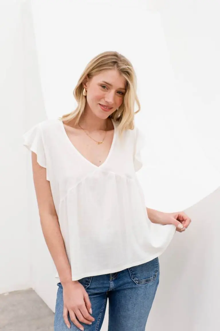 Musculosa con Volados de Hesed en Remeras para argentina