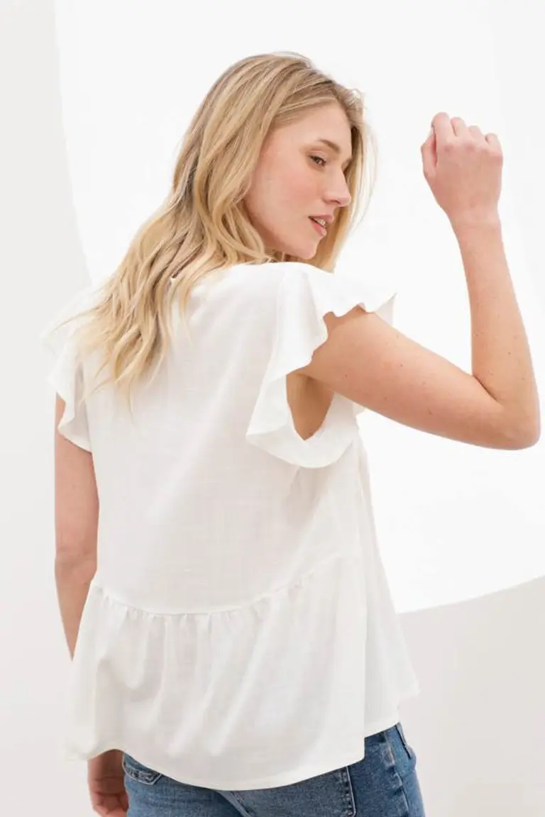 Musculosa con Volados de Hesed en Remeras para argentina