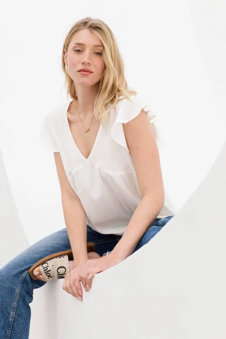 Musculosa con Volados de Hesed en Remeras para argentina