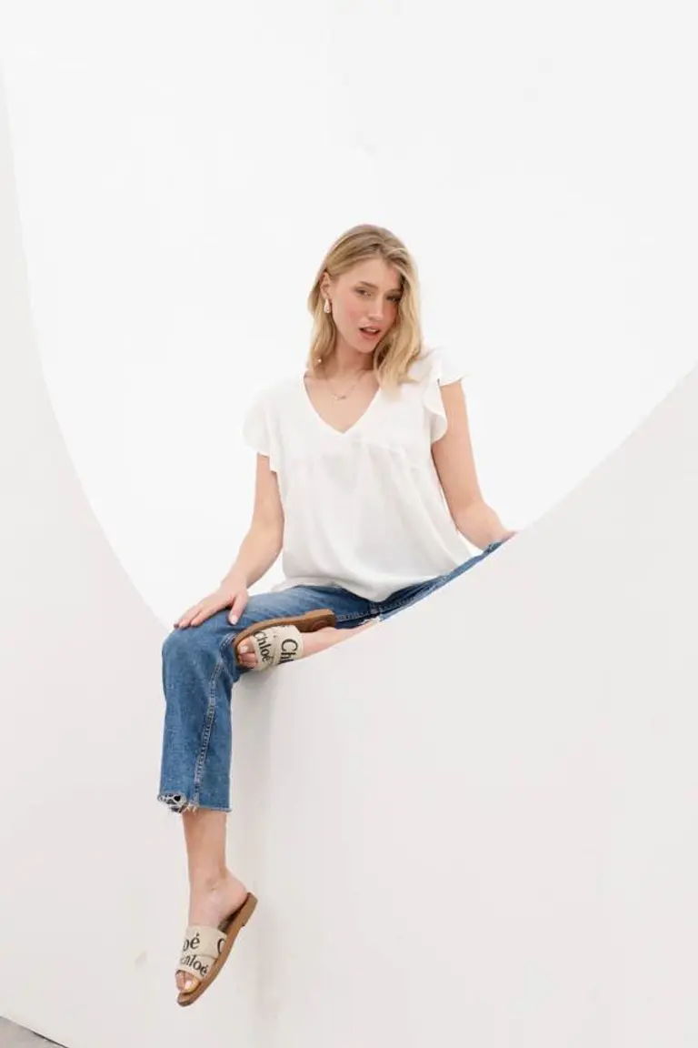 Musculosa con Volados de Hesed en Remeras para argentina