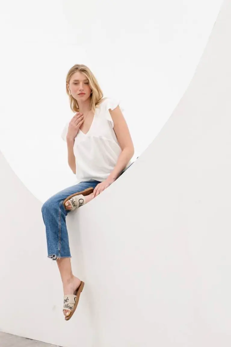 Musculosa con Volados de Hesed en Remeras para argentina