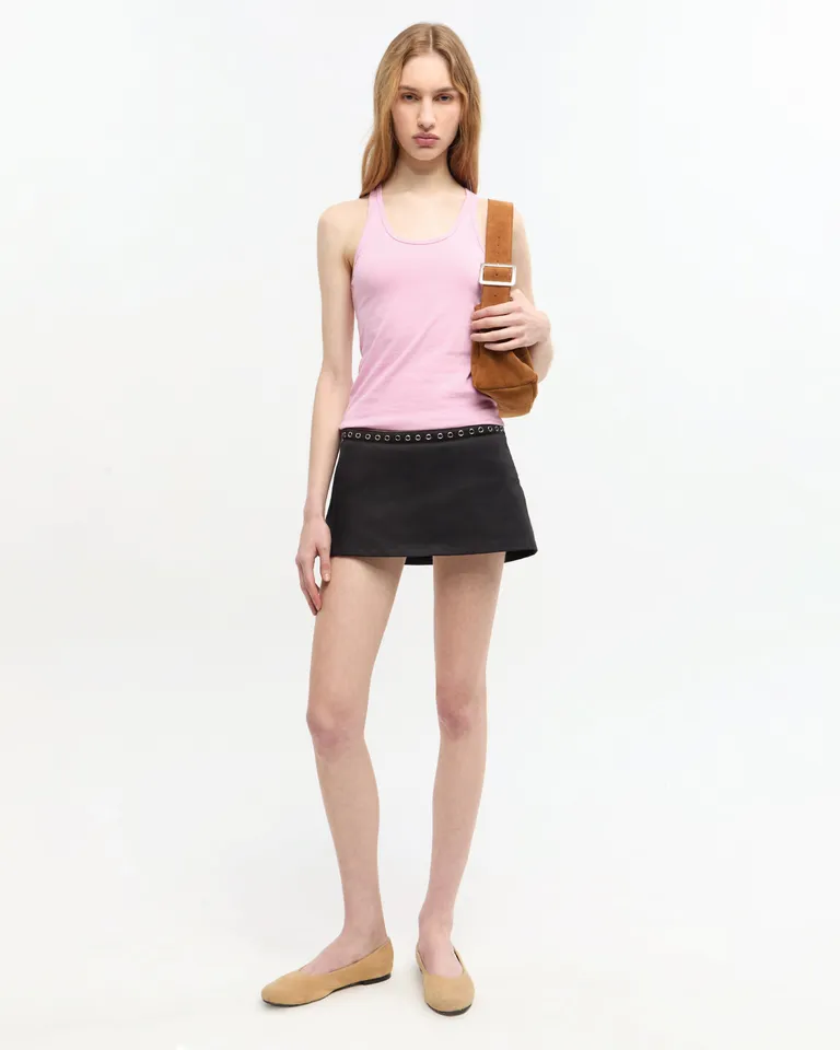 Minifalda con short interno en gabardina de algodón con elastano de Ay Not Dead en Faldas para argentina