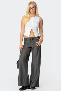 Pantalones mayla pierna ancha rayas de Edikted en Pantalones para argentina