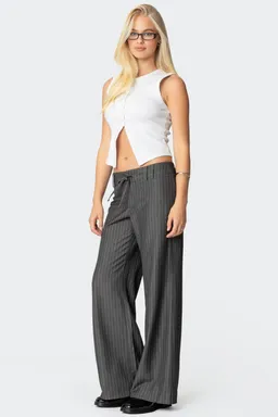 Pantalones mayla pierna ancha rayas de Edikted en Pantalones para argentina